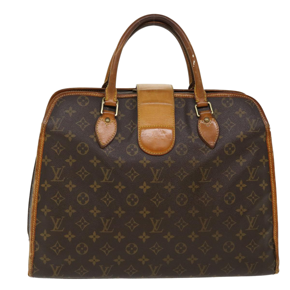 LOUIS VUITTON Monogram Rivoli Hand Bag M53380 LV Auth rd4647 - 0