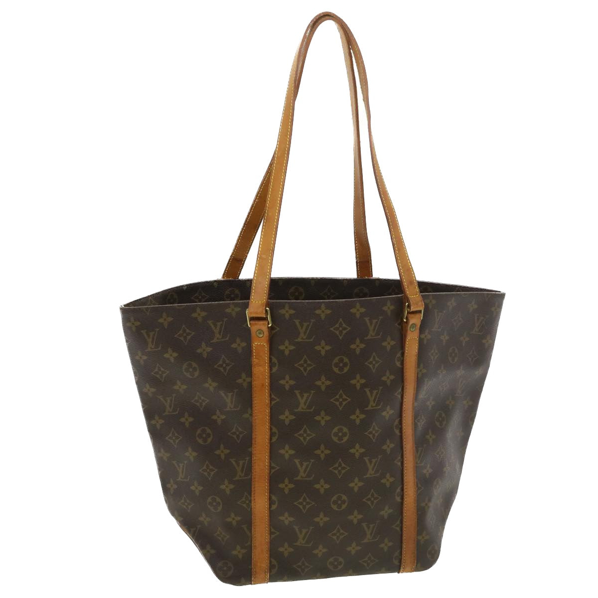 LOUIS VUITTON Monogram Sac Shopping Tote Bag M51108 LV Auth rd4651