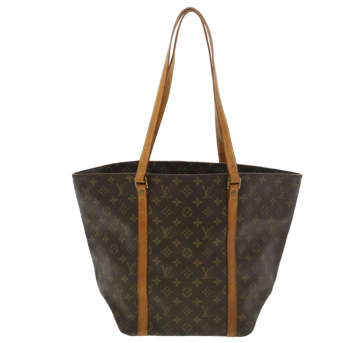 LOUIS VUITTON Monogram Sac Shopping Tote Bag M51108 LV Auth rd4651