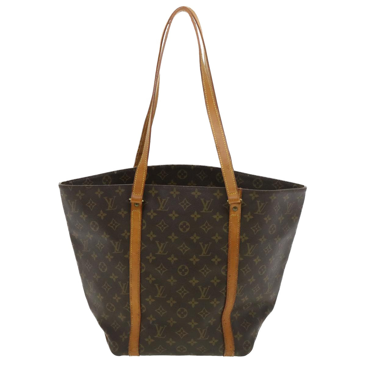 LOUIS VUITTON Monogram Sac Shopping Tote Bag M51108 LV Auth rd4651 - 0