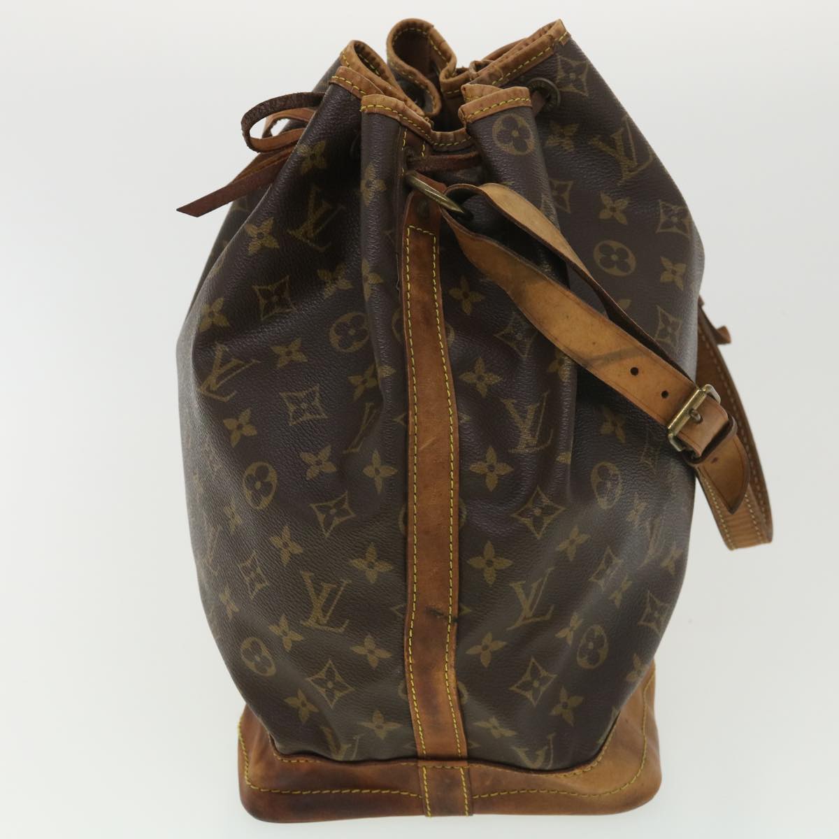 LOUIS VUITTON Monogram Noe Shoulder Bag M42224 LV Auth rd4653