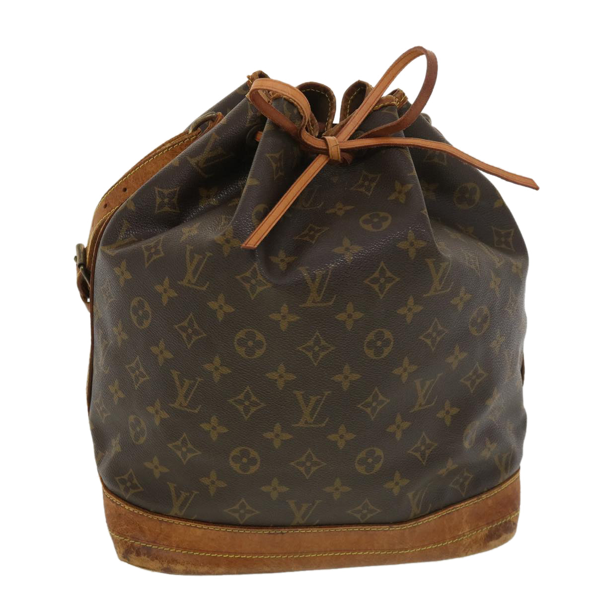 LOUIS VUITTON Monogram Noe Shoulder Bag M42224 LV Auth rd4654