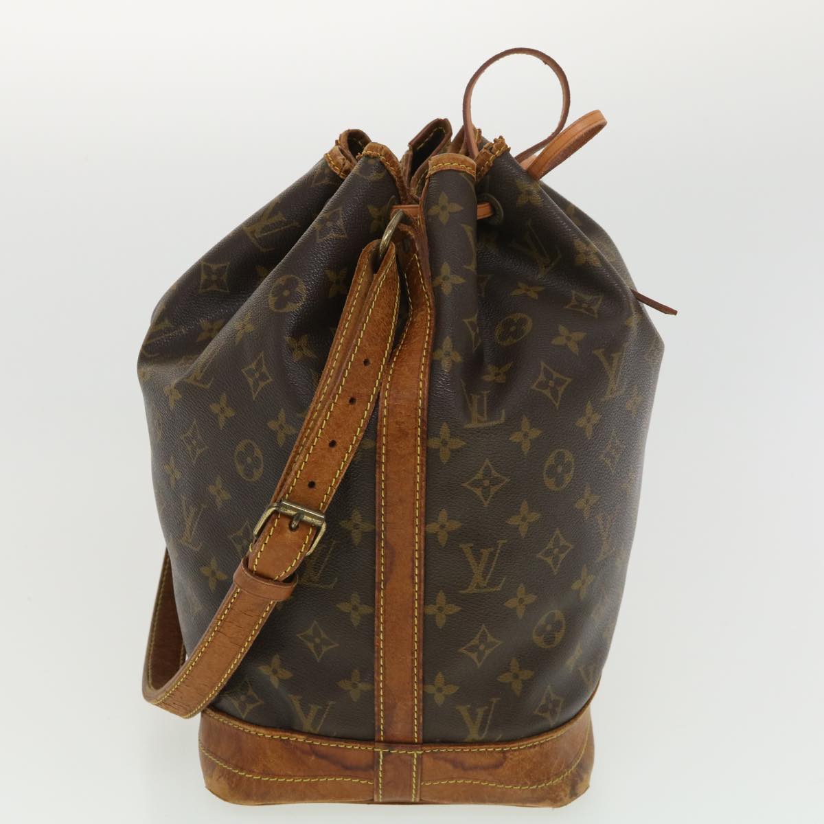 LOUIS VUITTON Monogram Noe Shoulder Bag M42224 LV Auth rd4654