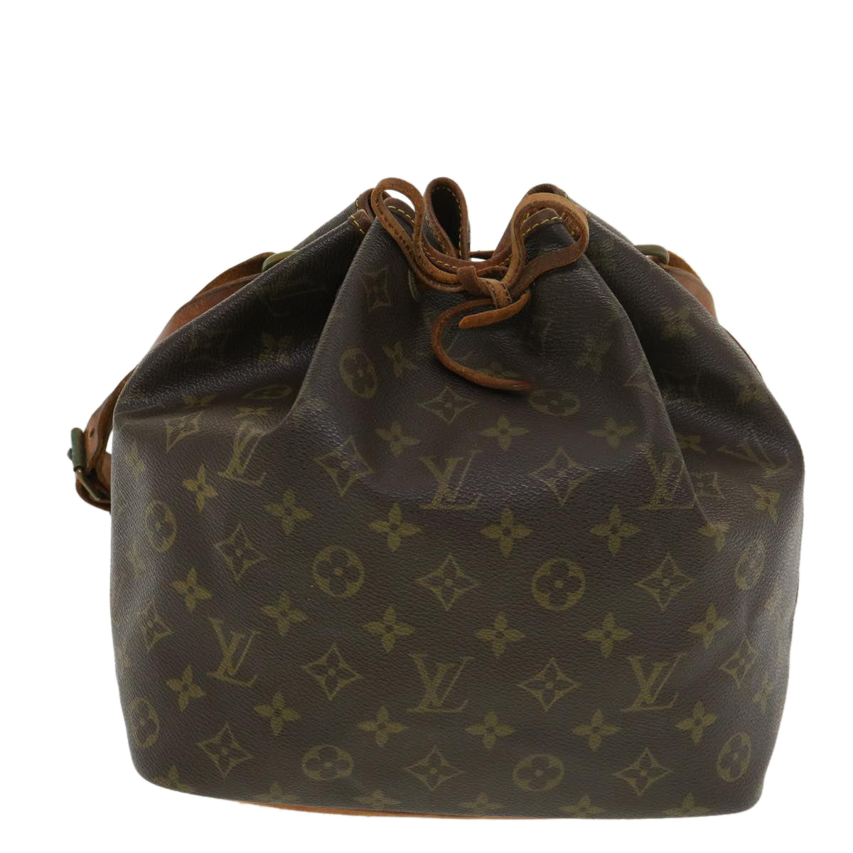 LOUIS VUITTON Monogram Petit Noe Shoulder Bag M42226 LV Auth rd4656