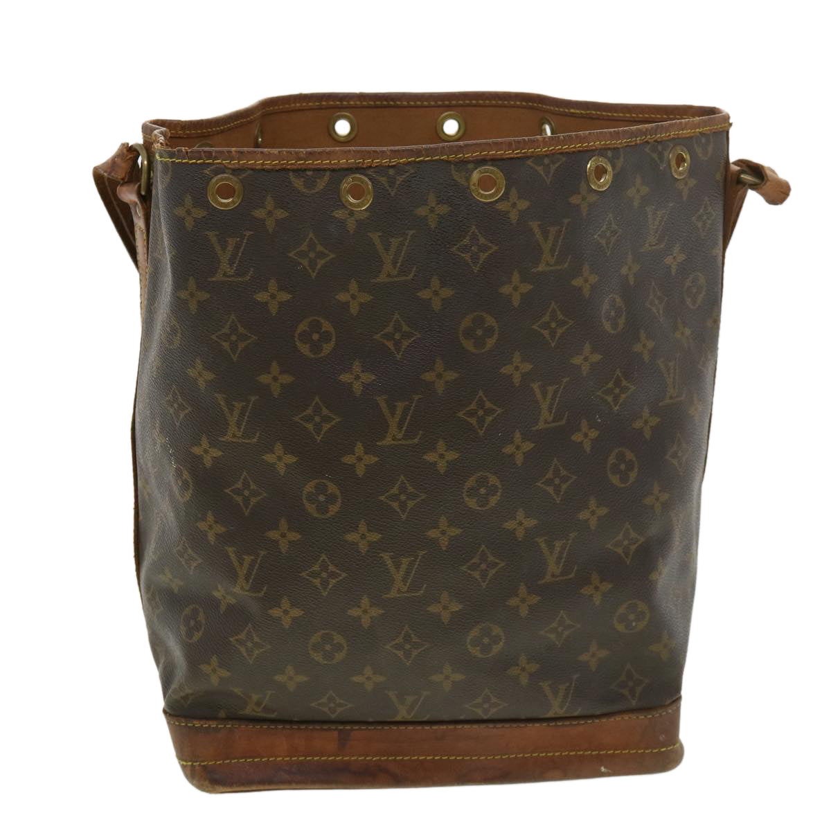 LOUIS VUITTON Monogram Noe Shoulder Bag M42224 LV Auth rd4669