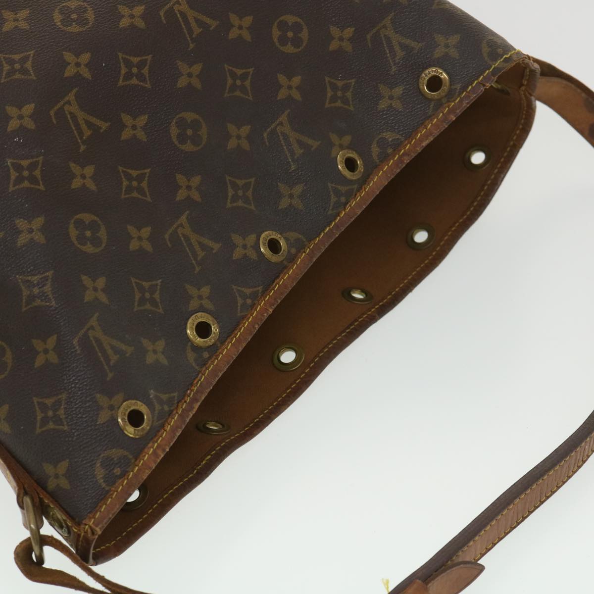 LOUIS VUITTON Monogram Noe Shoulder Bag M42224 LV Auth rd4669