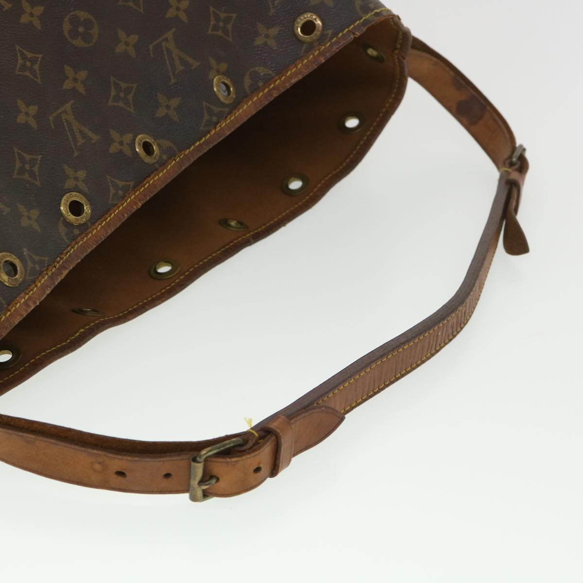 LOUIS VUITTON Monogram Noe Shoulder Bag M42224 LV Auth rd4669