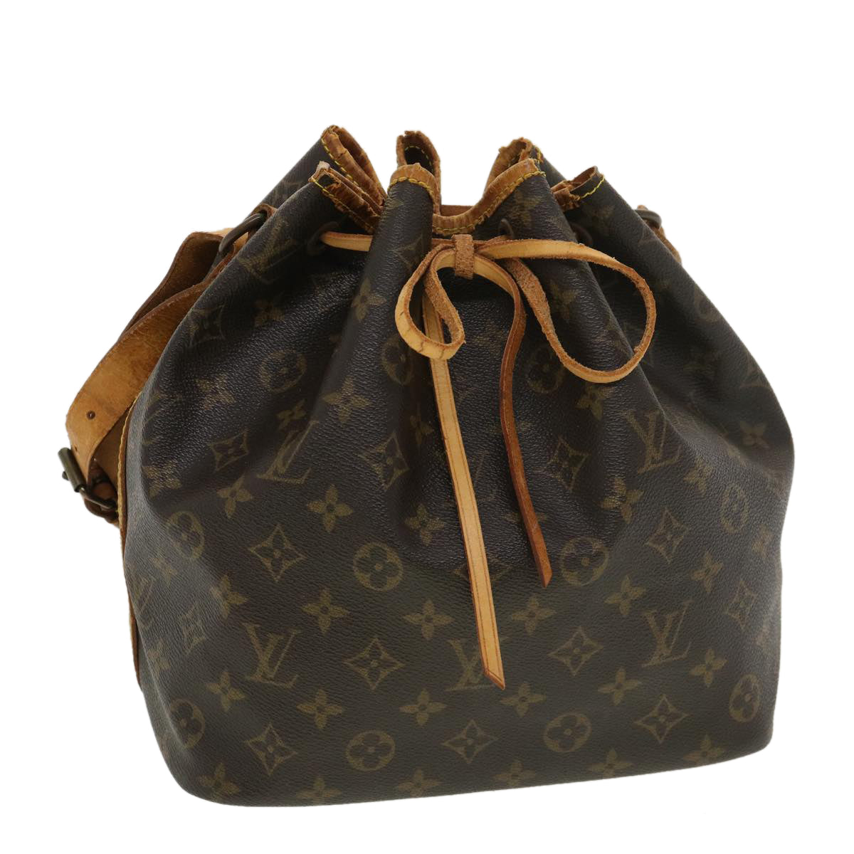 LOUIS VUITTON Monogram Petit Noe Shoulder Bag M42226 LV Auth rd4670