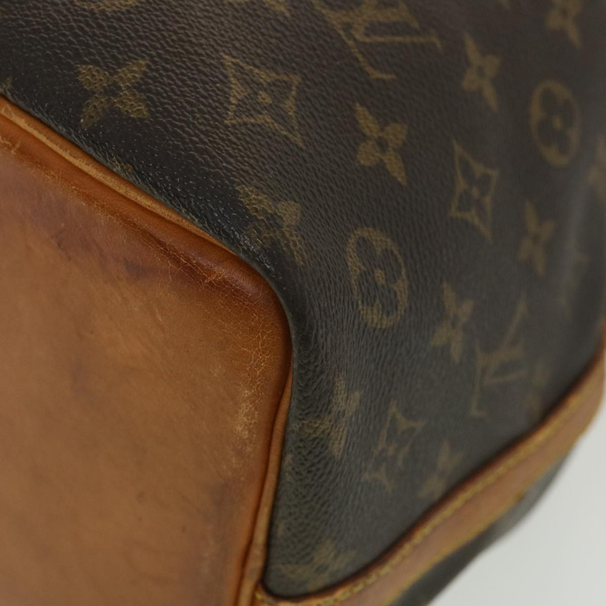 LOUIS VUITTON Monogram Petit Noe Shoulder Bag M42226 LV Auth rd4670