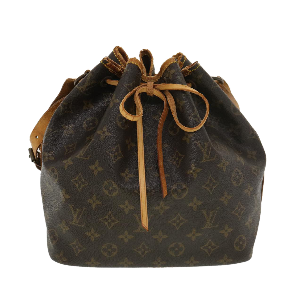 LOUIS VUITTON Monogram Petit Noe Shoulder Bag M42226 LV Auth rd4670