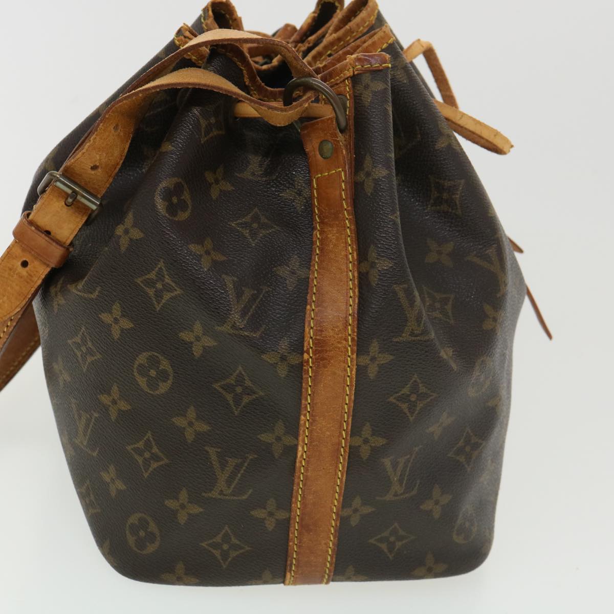 LOUIS VUITTON Monogram Petit Noe Shoulder Bag M42226 LV Auth rd4670