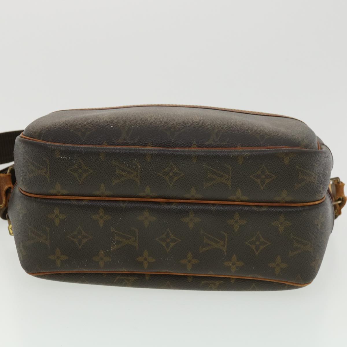 LOUIS VUITTON Monogram Reporter PM Shoulder Bag M45254 LV Auth rd4672