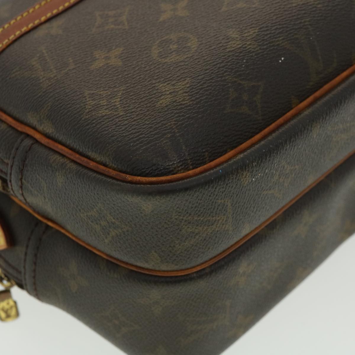 LOUIS VUITTON Monogram Reporter PM Shoulder Bag M45254 LV Auth rd4672