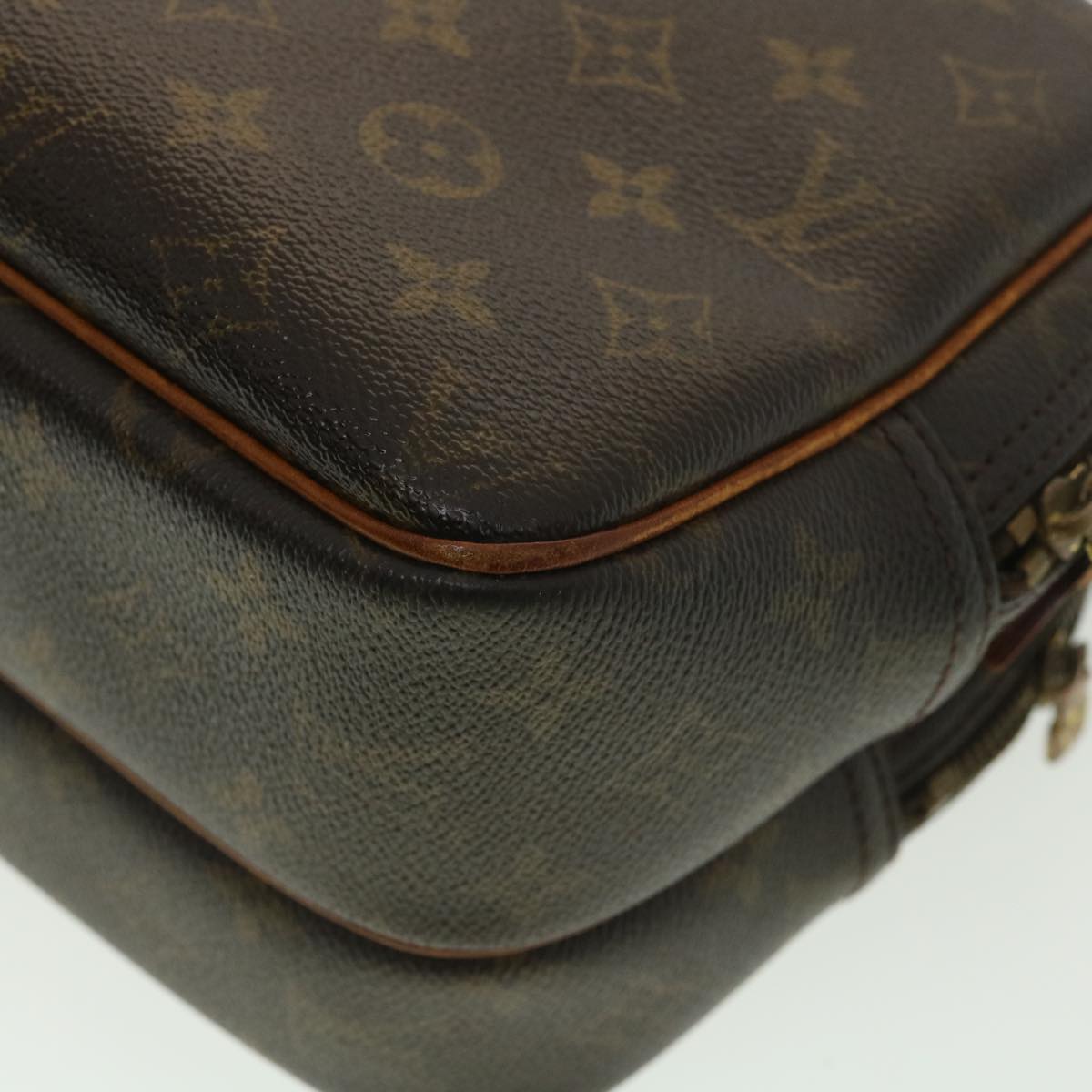 LOUIS VUITTON Monogram Reporter PM Shoulder Bag M45254 LV Auth rd4672