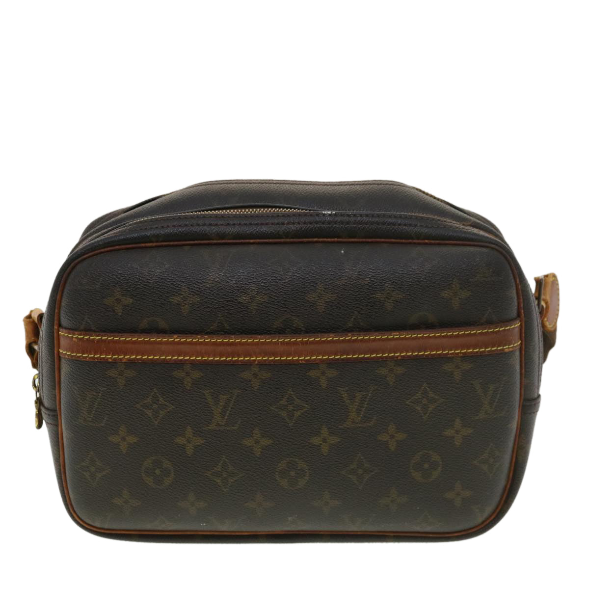 LOUIS VUITTON Monogram Reporter PM Shoulder Bag M45254 LV Auth rd4672