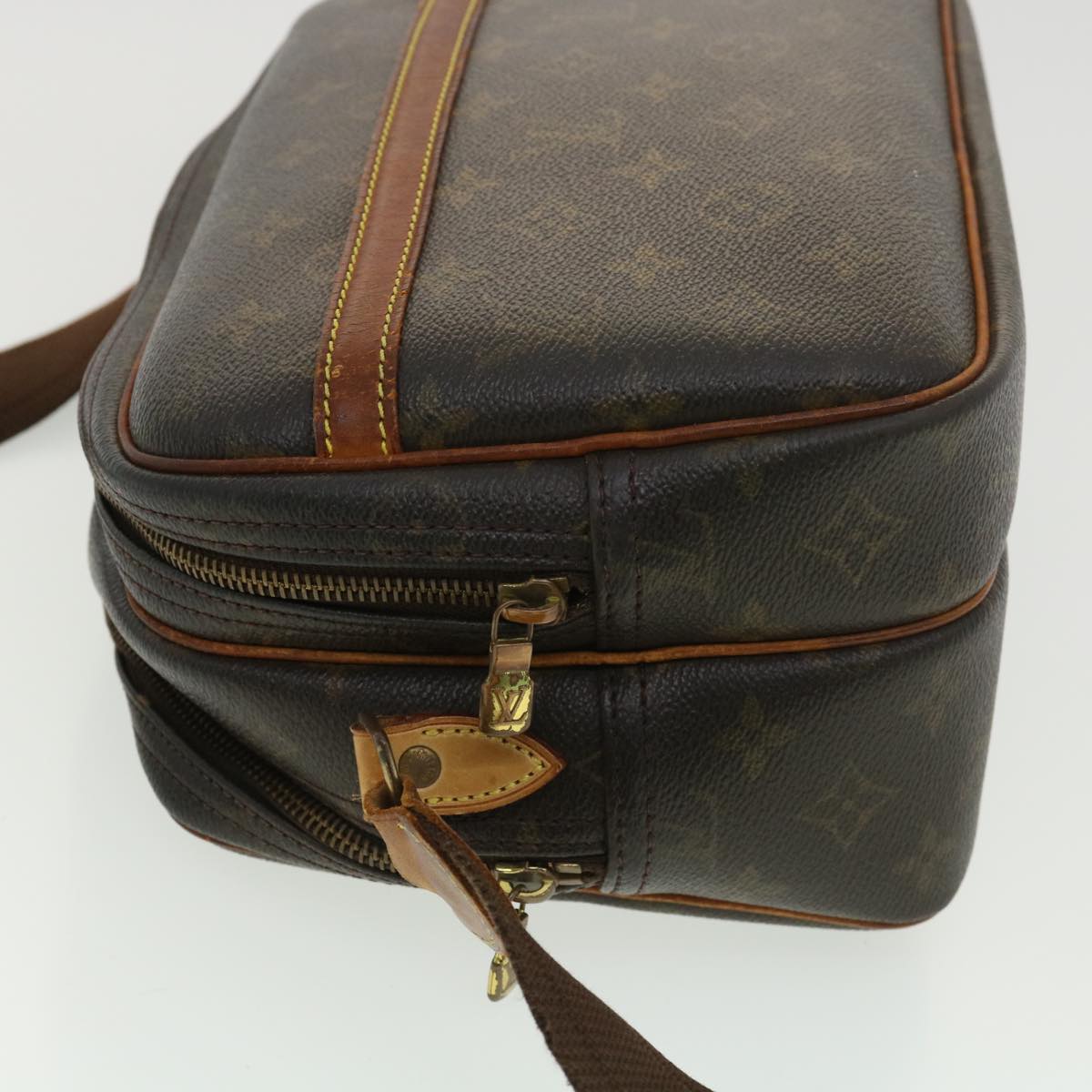 LOUIS VUITTON Monogram Reporter PM Shoulder Bag M45254 LV Auth rd4672