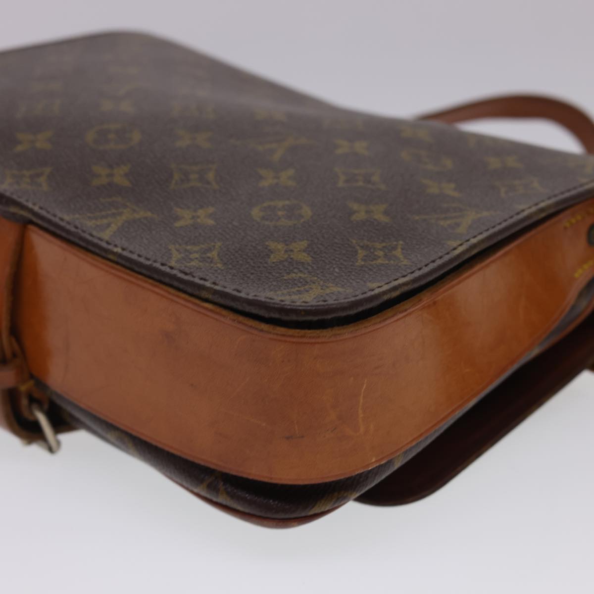 LOUIS VUITTON Monogram Cartouchiere GM Shoulder Bag Vintage M51252 Auth rd4696