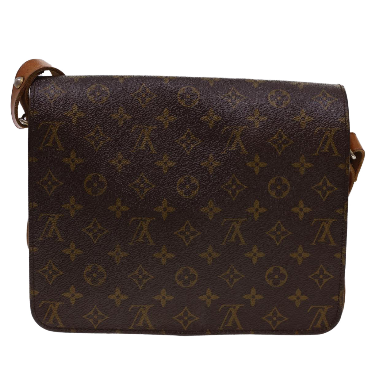 LOUIS VUITTON Monogram Cartouchiere GM Shoulder Bag Vintage M51252 Auth rd4696