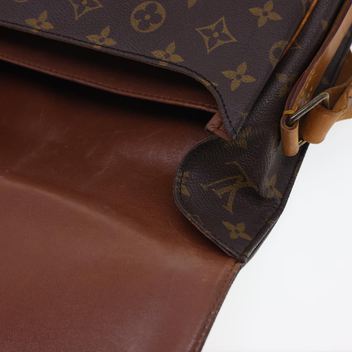 LOUIS VUITTON Monogram Cartouchiere GM Shoulder Bag M51252 LV Auth rd4702