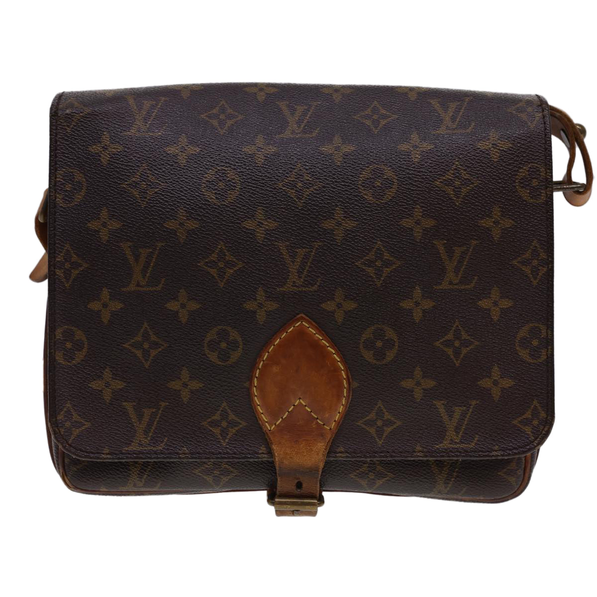 LOUIS VUITTON Monogram Cartouchiere GM Shoulder Bag M51252 LV Auth rd4702