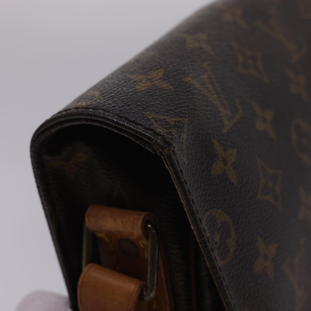 LOUIS VUITTON Monogram Cartouchiere GM Shoulder Bag M51252 LV Auth rd4702