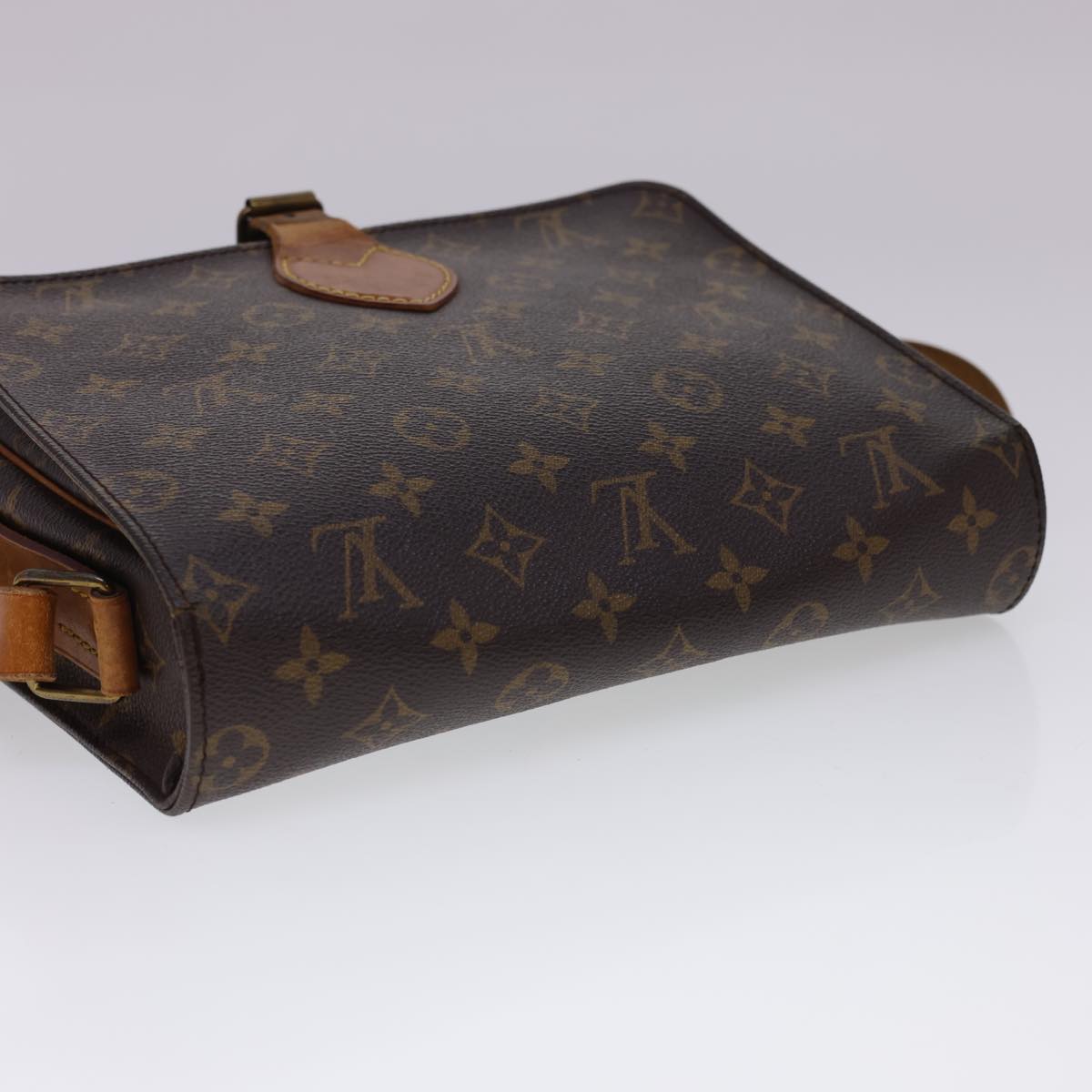 LOUIS VUITTON Monogram Cartouchiere GM Shoulder Bag M51252 LV Auth rd4702