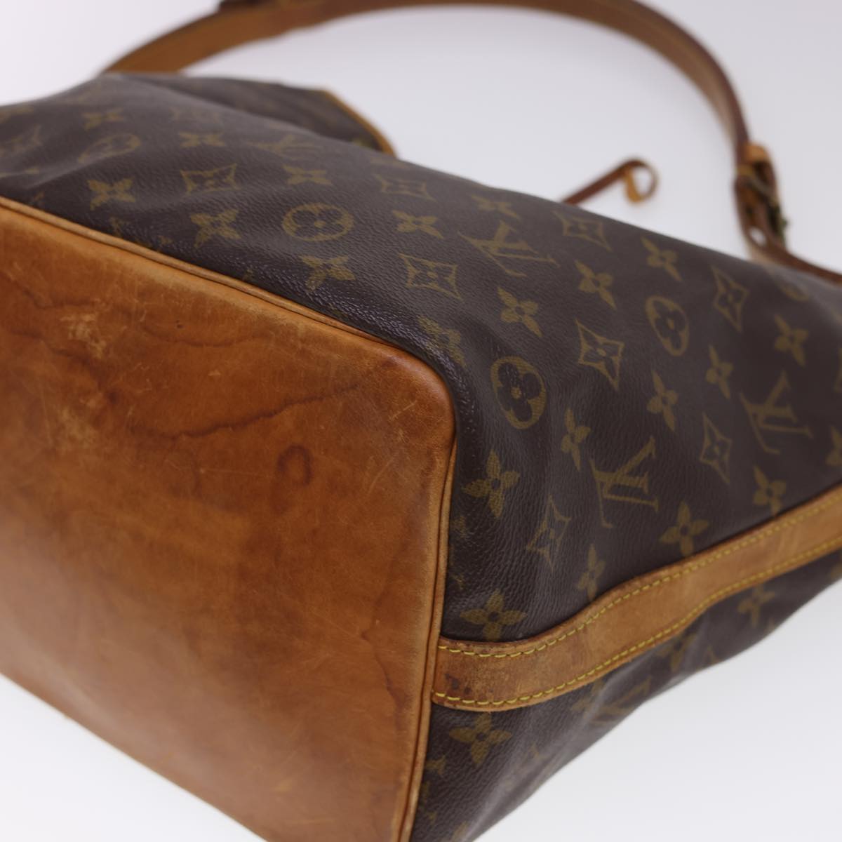 LOUIS VUITTON Monogram Petit Noe Shoulder Bag M42226 LV Auth rd4705