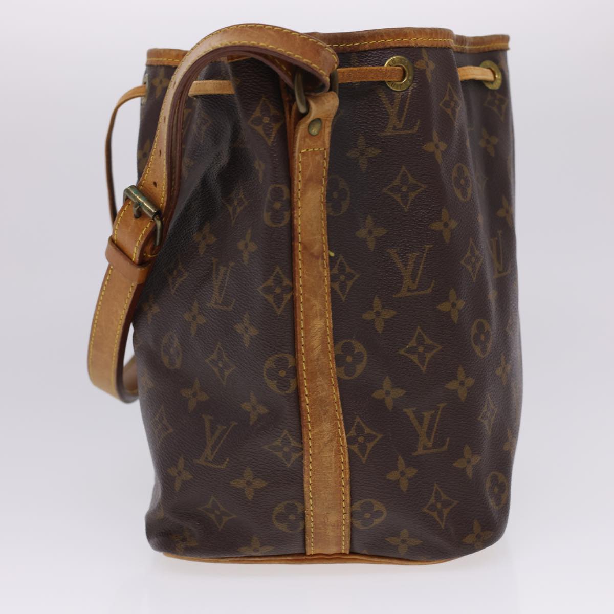 LOUIS VUITTON Monogram Petit Noe Shoulder Bag M42226 LV Auth rd4705