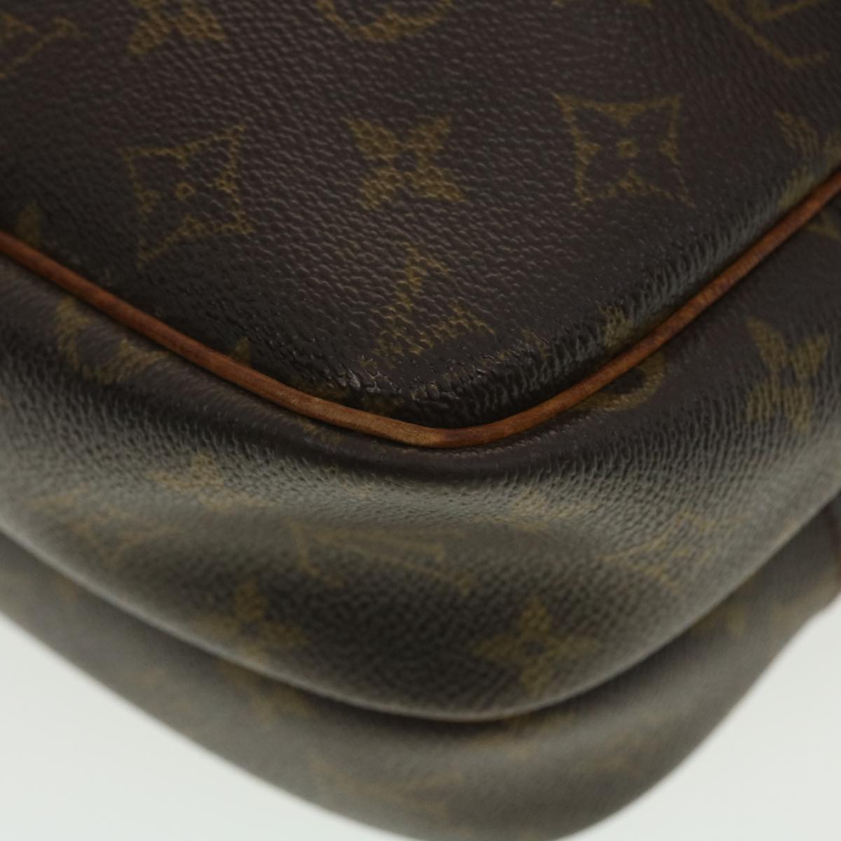 LOUIS VUITTON Monogram Reporter PM Shoulder Bag M45254 LV Auth rd4711