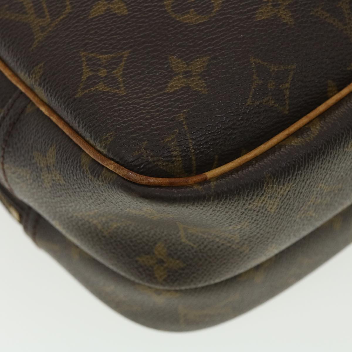 LOUIS VUITTON Monogram Reporter PM Shoulder Bag M45254 LV Auth rd4711