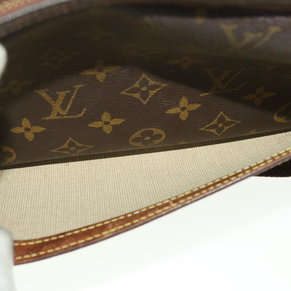 LOUIS VUITTON Monogram Reporter PM Shoulder Bag M45254 LV Auth rd4711