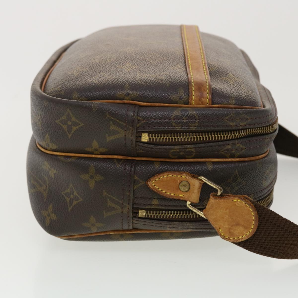 LOUIS VUITTON Monogram Reporter PM Shoulder Bag M45254 LV Auth rd4711