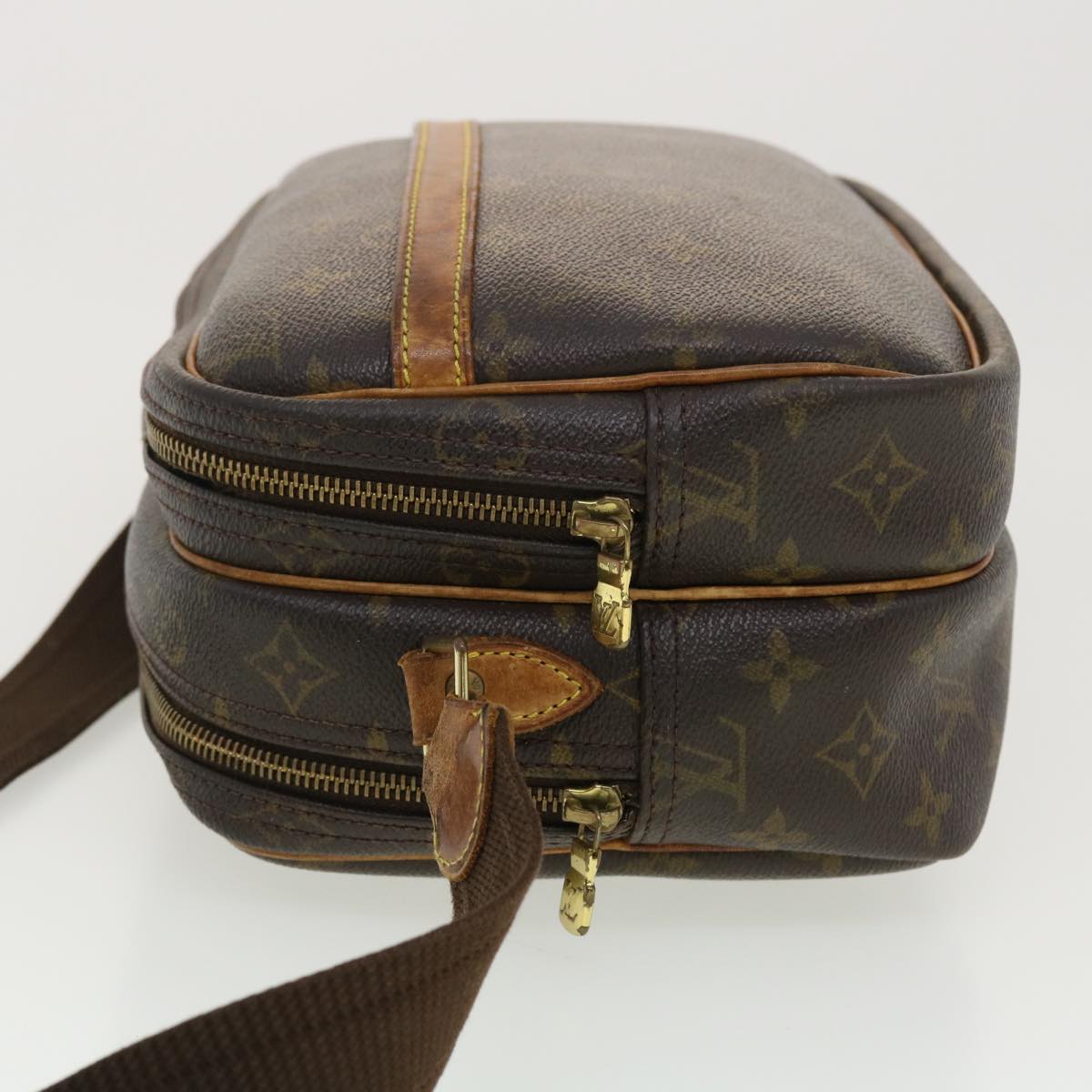 LOUIS VUITTON Monogram Reporter PM Shoulder Bag M45254 LV Auth rd4711