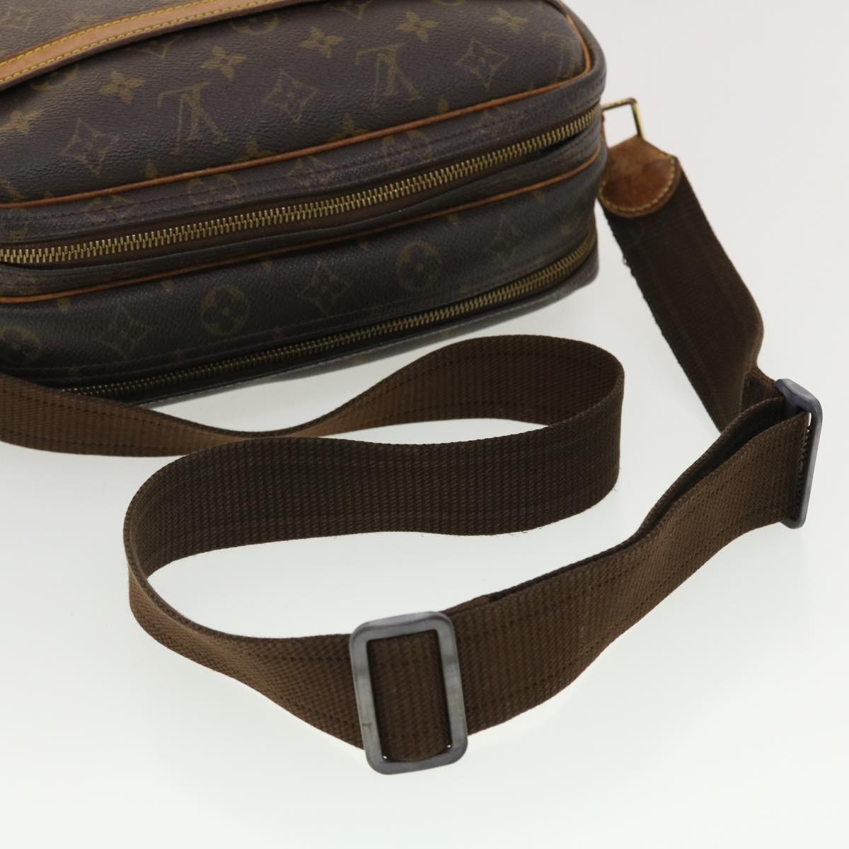 LOUIS VUITTON Monogram Reporter PM Shoulder Bag M45254 LV Auth rd4711