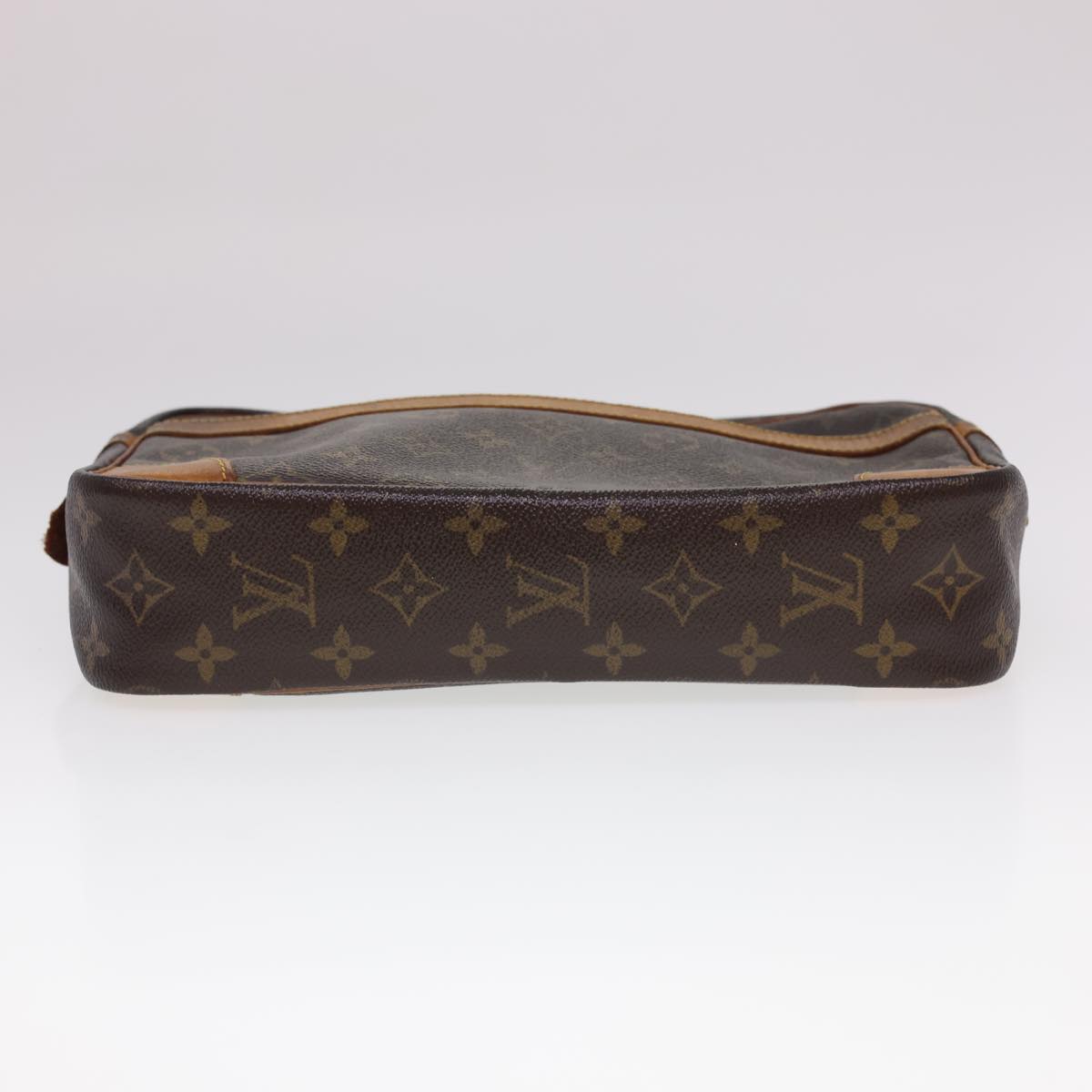 LOUIS VUITTON Monogram Compiegne 28 Clutch Bag M51845 LV Auth rd4714