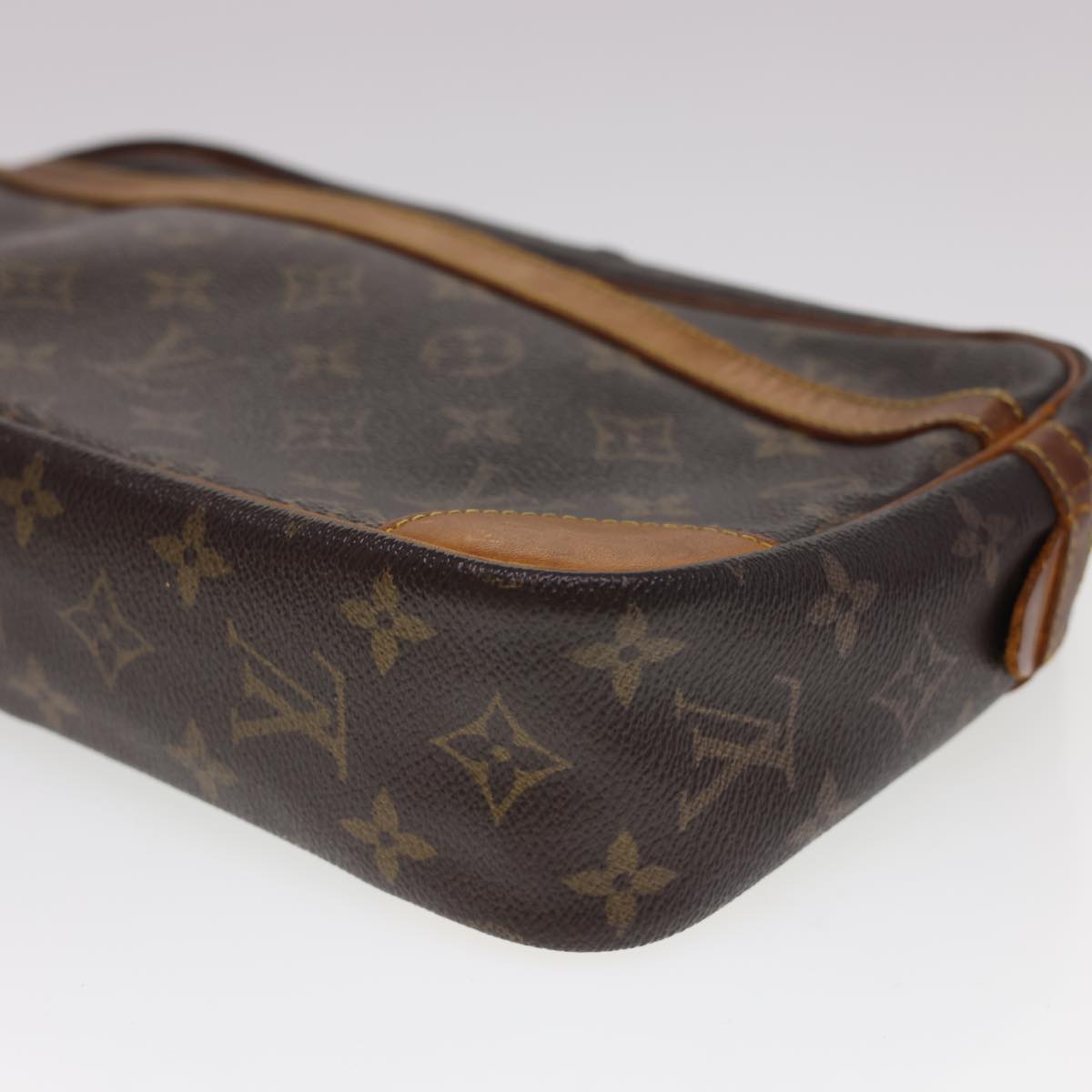 LOUIS VUITTON Monogram Compiegne 28 Clutch Bag M51845 LV Auth rd4714