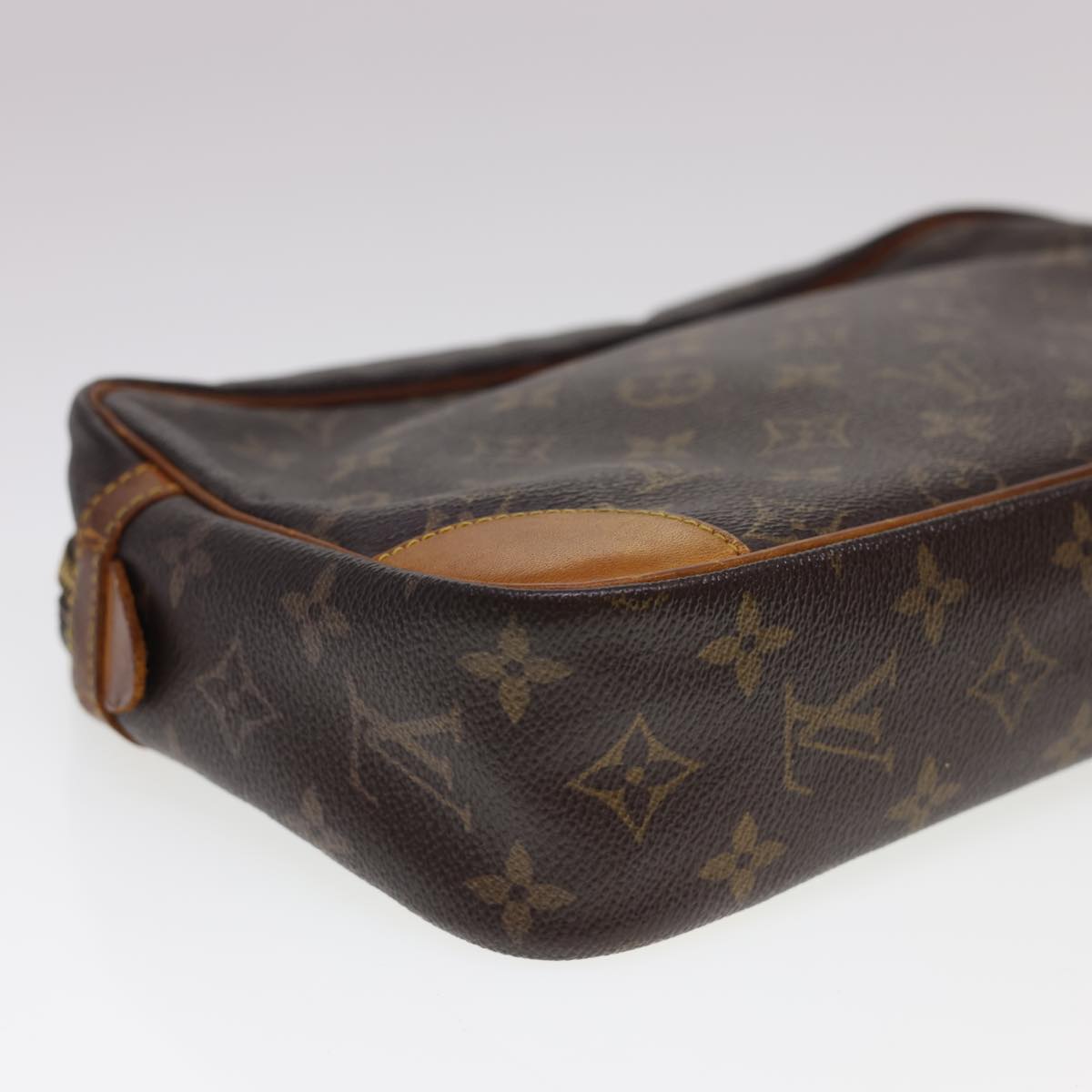 LOUIS VUITTON Monogram Compiegne 28 Clutch Bag M51845 LV Auth rd4714