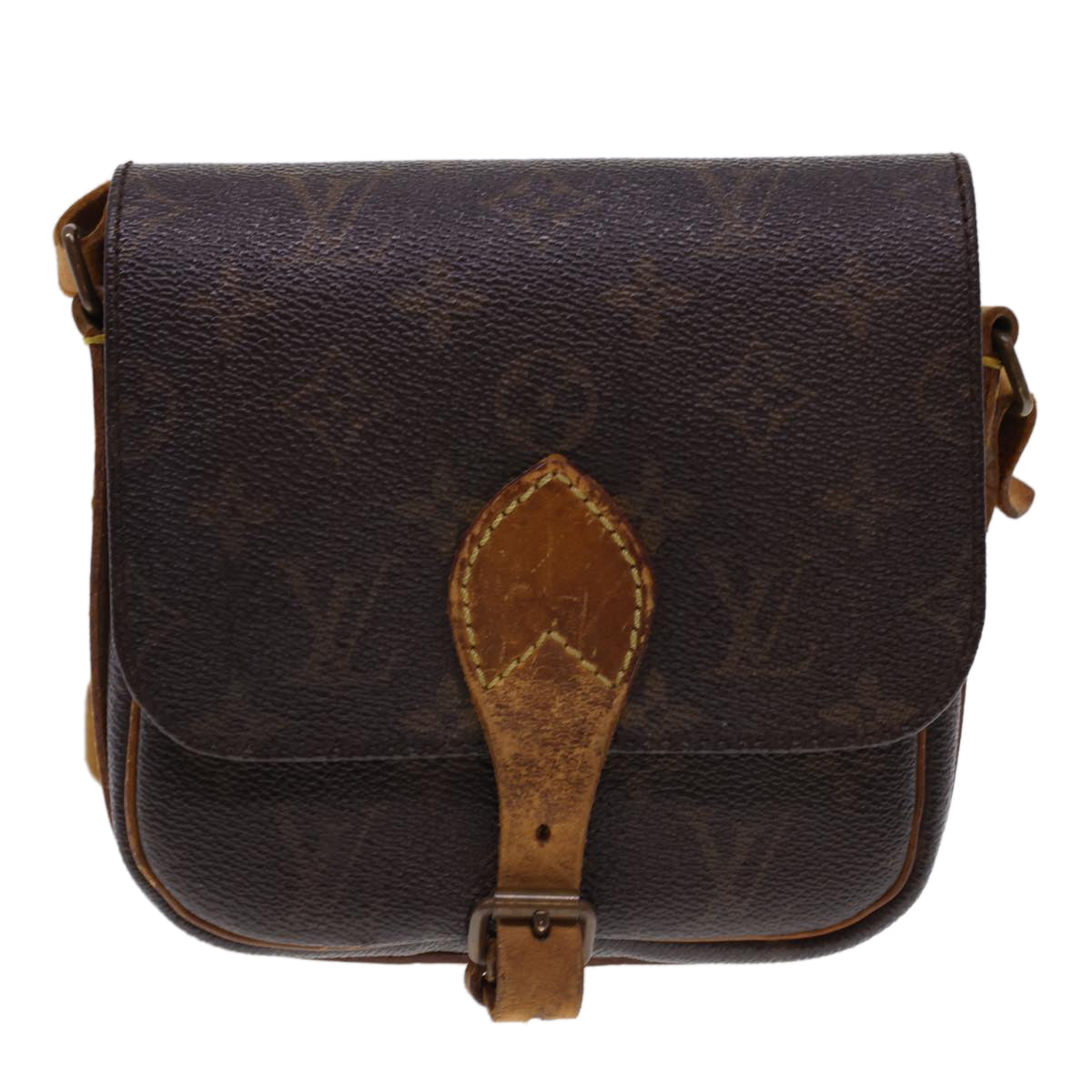 LOUIS VUITTON Monogram Cartouchiere PM Shoulder Bag M51254 LV Auth rd4717