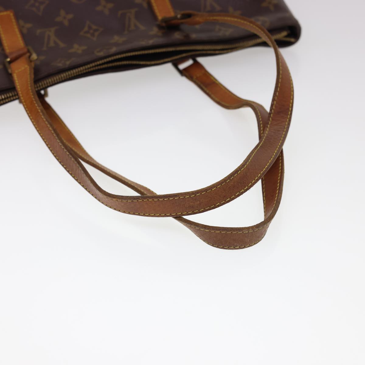 LOUIS VUITTON Monogram Cabas Mezzo Tote Bag M51151 LV Auth rd4729