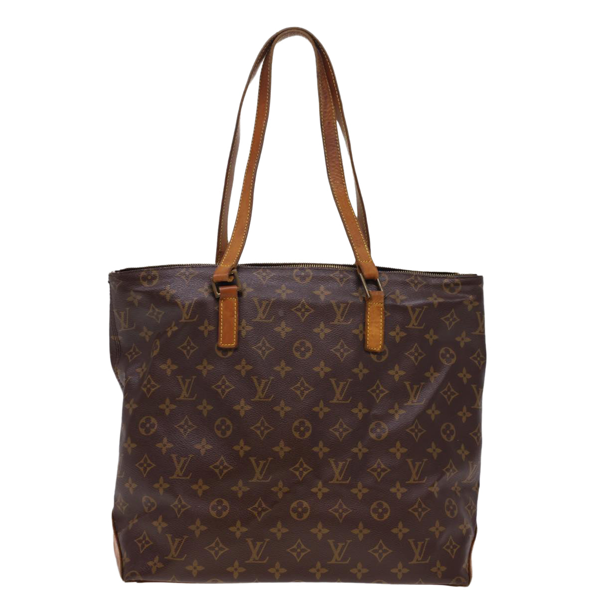 LOUIS VUITTON Monogram Cabas Mezzo Tote Bag M51151 LV Auth rd4729