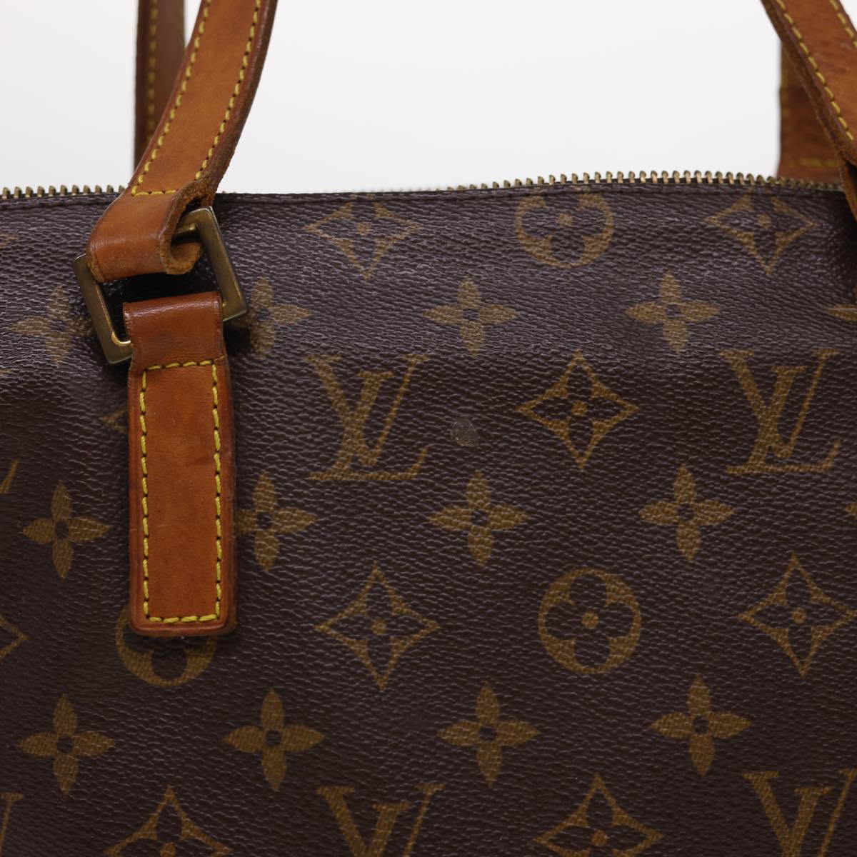 LOUIS VUITTON Monogram Cabas Mezzo Tote Bag M51151 LV Auth rd4729