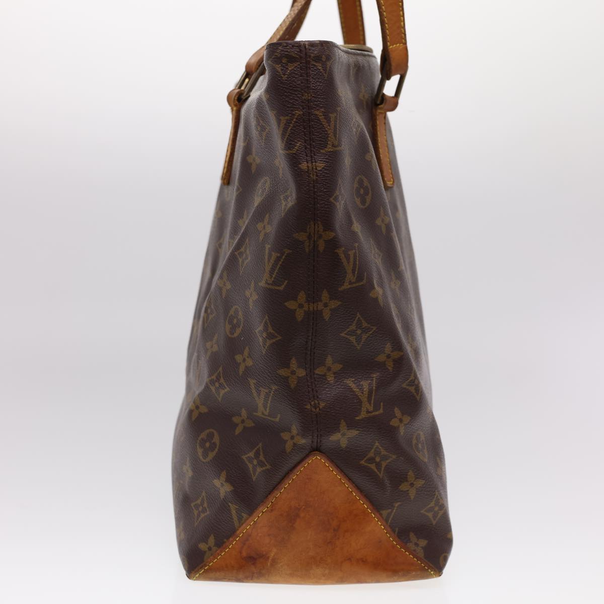 LOUIS VUITTON Monogram Cabas Mezzo Tote Bag M51151 LV Auth rd4729