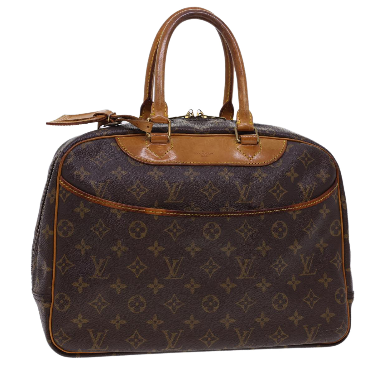 LOUIS VUITTON Monogram Deauville Hand Bag M47270 LV Auth rd4759