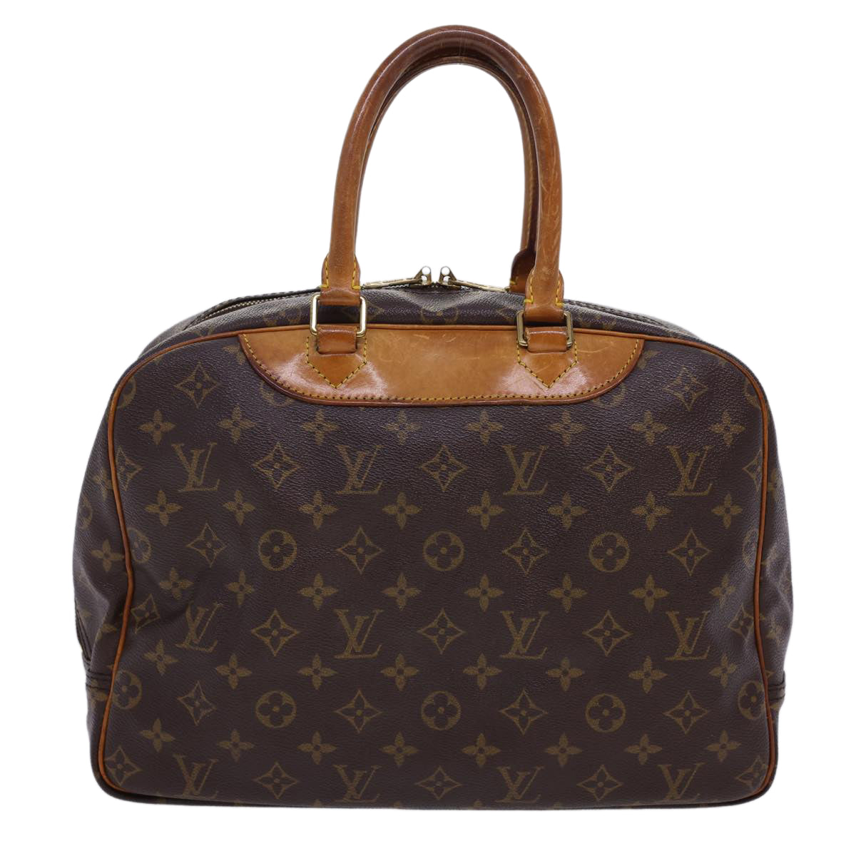 LOUIS VUITTON Monogram Deauville Hand Bag M47270 LV Auth rd4759 - 0