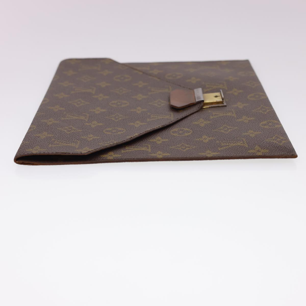 LOUIS VUITTON Monogram Posh plate Briefcase M53522 LV Auth rd4766