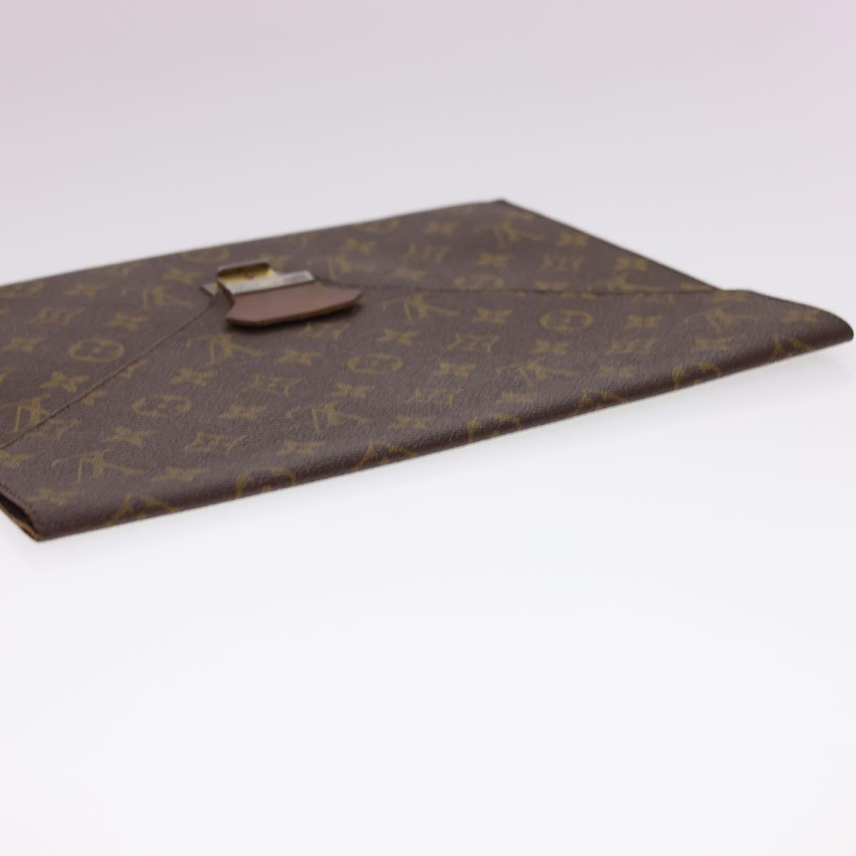 LOUIS VUITTON Monogram Posh plate Briefcase M53522 LV Auth rd4766