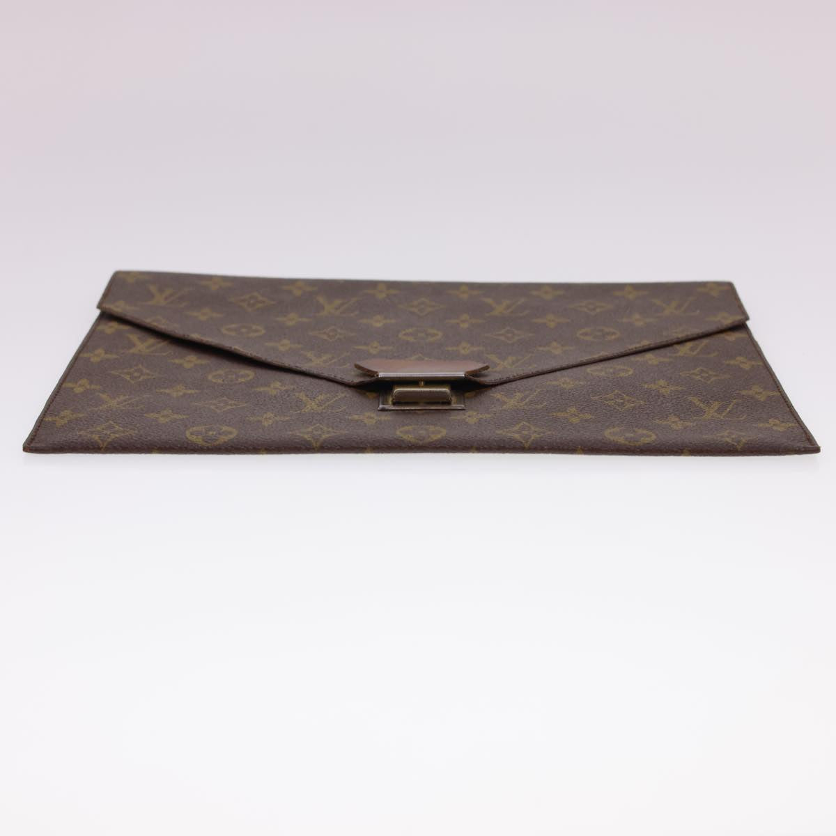 LOUIS VUITTON Monogram Posh plate Briefcase M53522 LV Auth rd4766