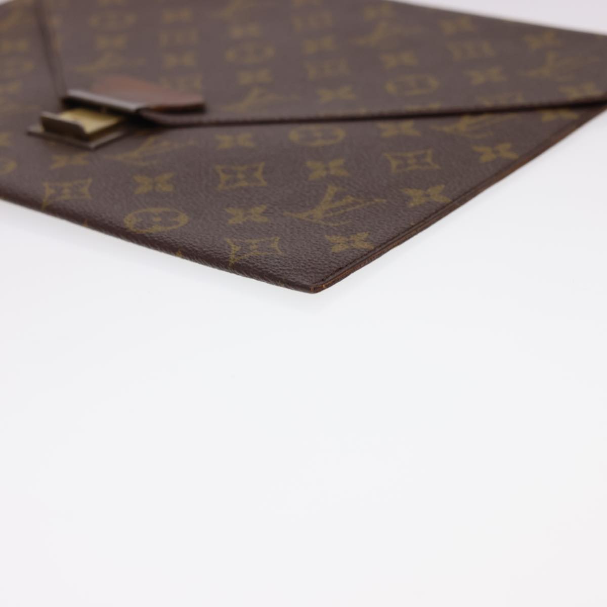 LOUIS VUITTON Monogram Posh plate Briefcase M53522 LV Auth rd4766