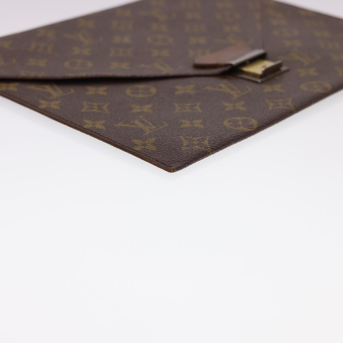 LOUIS VUITTON Monogram Posh plate Briefcase M53522 LV Auth rd4766