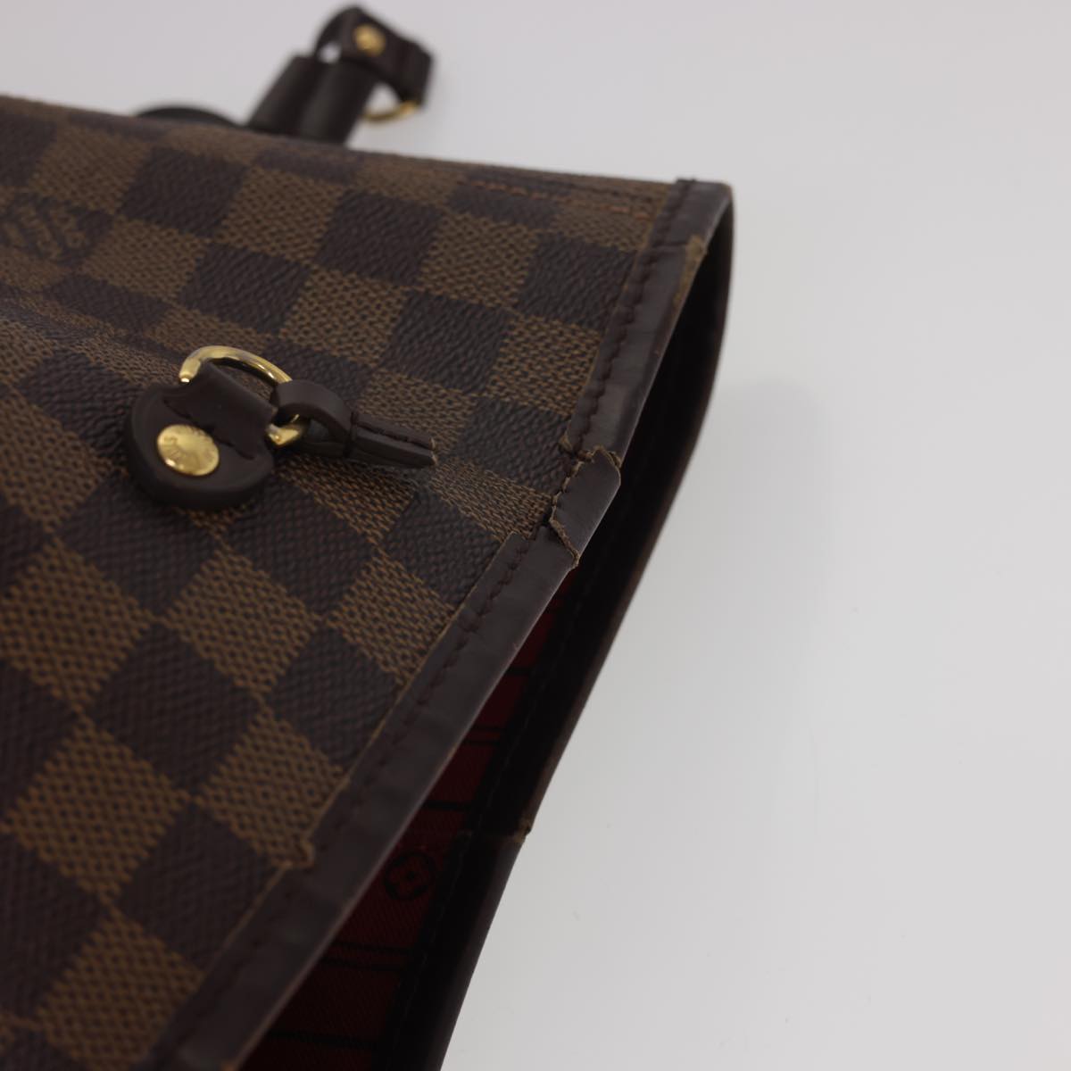 LOUIS VUITTON Damier Ebene Neverfull GM Tote Bag N51106 LV Auth rd4774